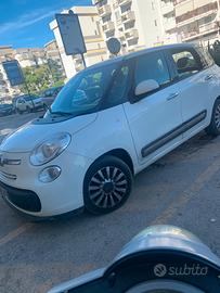 Fiat 500 L bianca 95cv 1.4 benzina 2014