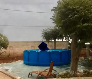 Piscina fuori terra come nuova