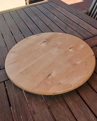 Tagliere Centrotavola Girevole Legno