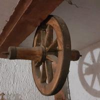 antica ruota carretto