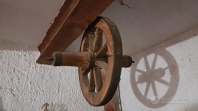 antica ruota carretto