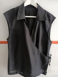 camicia ad incrocio xl