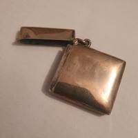 Rarissima porta fiammiferi antica argento inglese 