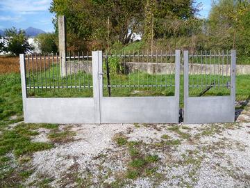 Cancello e cancelletto entrata cortile