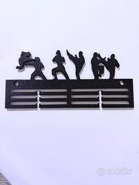 Porta medaglie da parete gare judo karate
