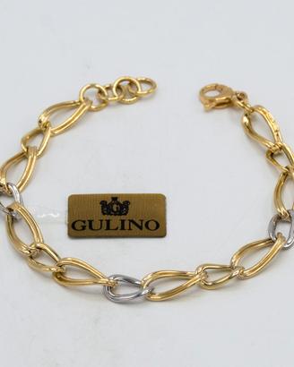 Bracciale donna Etoile oro giallo bianco18 k D.601