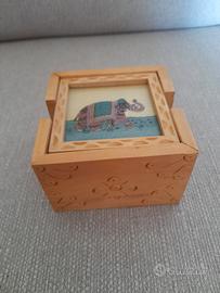 Sottobicchieri in legno