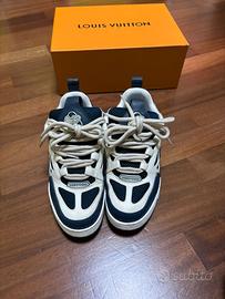 Sneakers Louis Vuitton uomo blu/bianco con scatola