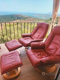 Coppia poltrone reclinabili