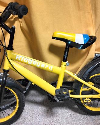 Bici bimbo gialla misura 14