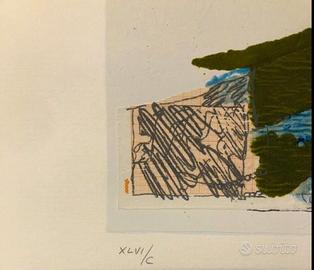 Schifano Serigrafia materica pubblicata e certific