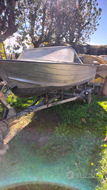 OkBarca in alluminio semichigliata: