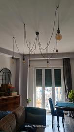 Lampadario a corda
