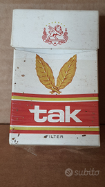 Tak sigarette 1984.Molto raro.Vuoto da collezion