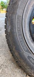4 Gomme termiche Uniroyal 195/60 R15 + cerchi