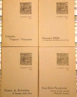 Quattro strenne UTET, anni 1966, 67, 68, 73