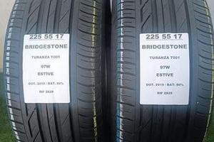 2 gomme 225 55 17 BRIDGESTONE RIF2829