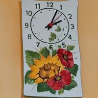 orologio da parete in ceramica