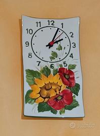 orologio da parete in ceramica
