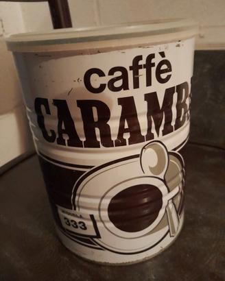 SCATOLA DI LATTA CAFFE’ CARAMBA VINTAGE