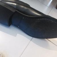 Stivaletto in pelle nera Peluso