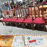 Codice: 268618 SET 6 SEDIE STILE CLASSICO IN LEGN