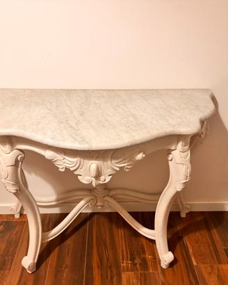 Consolle in marmo shabby