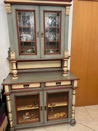 Sala da pranzo (cristalliera, credenza, tavolo)