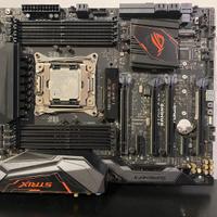 Scheda Madre Asus + Processore Intel Core i7-6800k