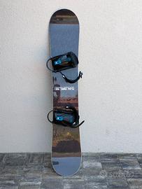 Tavola snowboard 162 cm + attacchi  L-XL