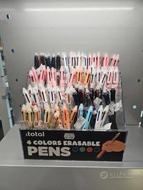 79 Penne Cancellabili 4 Colori + espositore