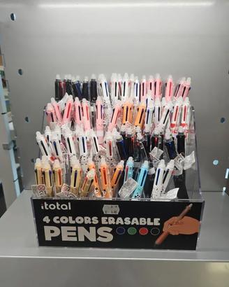 79 Penne Cancellabili 4 Colori + espositore