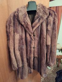 pelliccia visone marrone