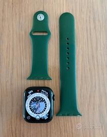 Apple Watch series 7 45 mm verde GPS perfetto 