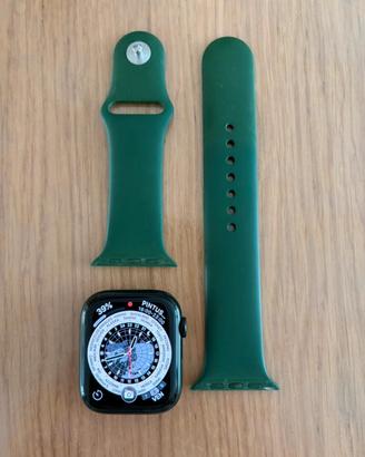 Apple Watch series 7 45 mm verde GPS perfetto 