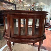 Vetrinetta ovale in legno