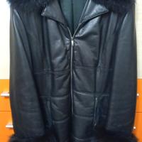 giaccone invernale  in pelle vintage