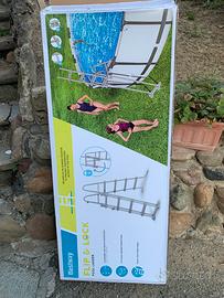 Scala scaletta per  piscina alta 122 cm