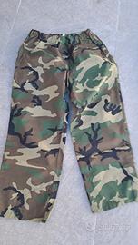 pantalone policromo militare impermeabile tg 46