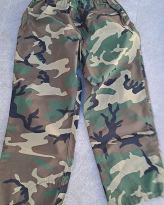 pantalone policromo militare impermeabile tg 46