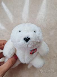 Peluche Orso Polare Bianco Coca Cola Vintage