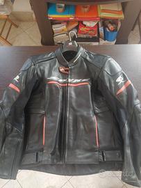 Giacca Moto uomo Spike Imola evo 2 nero/rosso