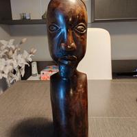 busto etnico in ebano pieno