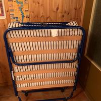 BRANDINA PIEGHEVOLE IKEA SANDVIKA CON MATERASSO