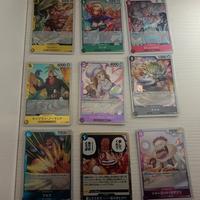 Lotto carte One Piece TCG giapponesi