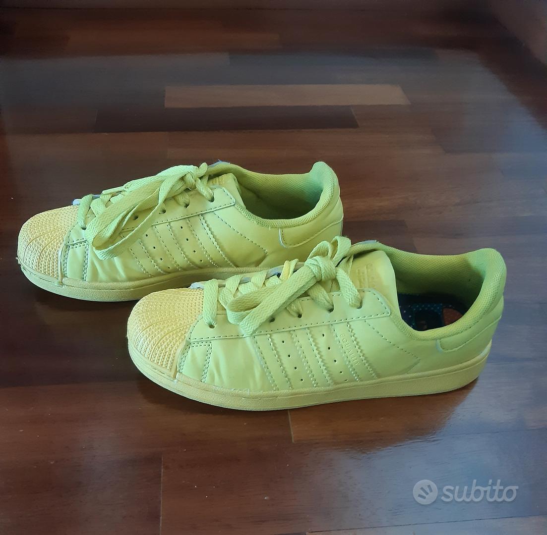 Adidas superstar supercolor store donna giallo