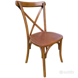 STOCK SEDIE - SEDIA IN LEGNO CROSS