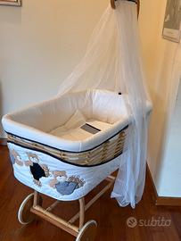 Culla Fantasy in vimini