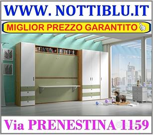 Letto a Scomparsa Castello RUDY by Notti Blu