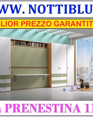Letto a Scomparsa Castello RUDY by Notti Blu